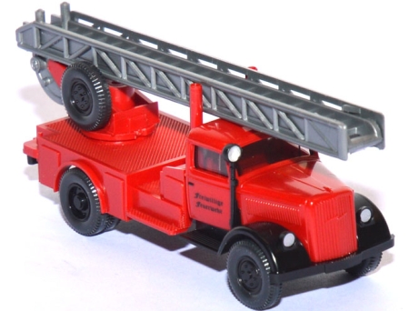 Opel Blitz 1940 Drehleiter Freiwillige Feuerwehr rot