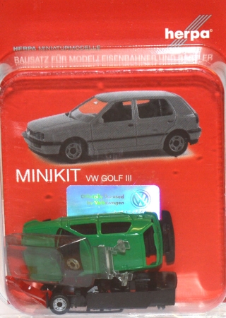 VW Golf 3 4türig grün Minikit
