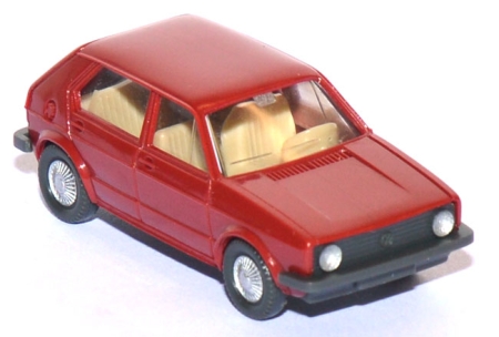 VW Golf 1 4türig rubinrot