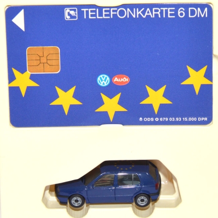 VW Golf 3 4türig Europa-Modell mit Telefonkarte