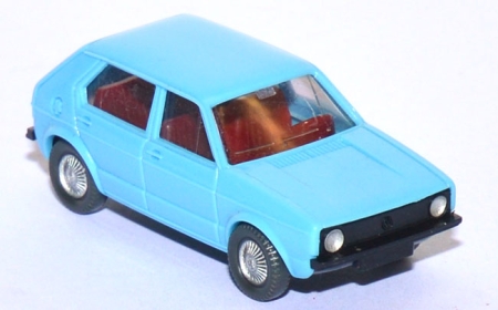 VW Golf 1 4türig hellblau