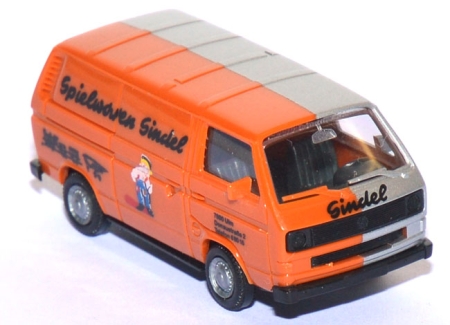 VW T3 Kas­ten Sindel orange / silber