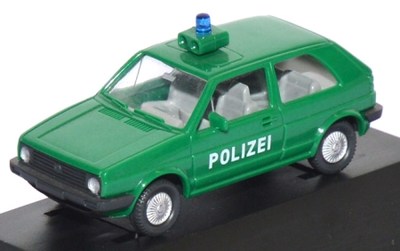 VW Golf 1 2türig Polizei grün