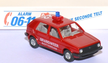 VW Golf 2 4türig Brandweer Rotterdam Feuerwehr