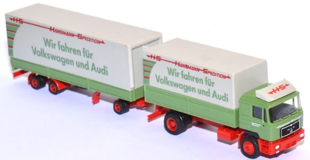 MAN F90 Pritschenlastzug Hansmann - VW und Audi