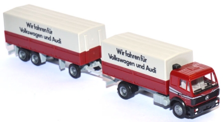 Mercedes-Benz SK 1729 Pritschenlastzug Vögele - VW und Audi