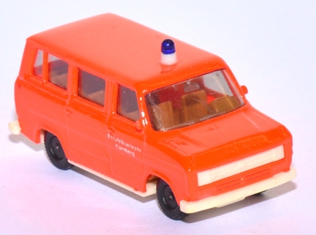 Ford Transit MK2 Bus Feuerwehr Nürnberg tagesleuchtrot