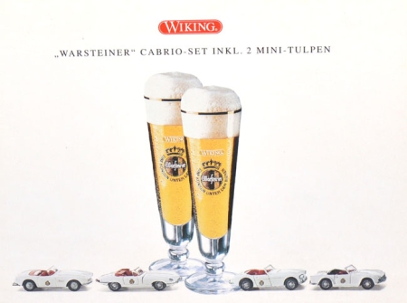 Warsteiner Cabrio-​Set inkl. 2 Mini-​Tulpen