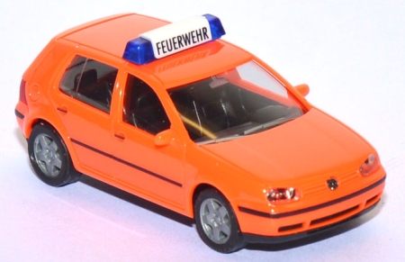 VW Golf 4 4türig ELW Feuerwehr leuchtrot