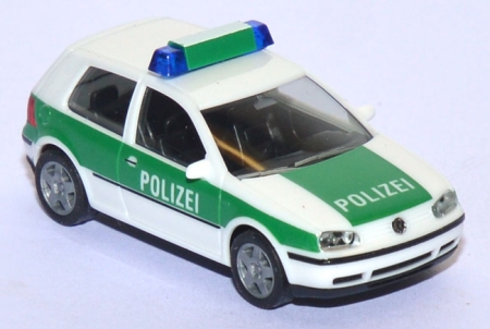 VW Golf 4 2türig Polizei grün