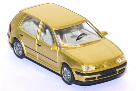 VW Golf 4 4türig Weihnachtsedition goldmetallic