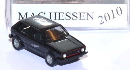 VW Golf 1 GTI 20 Jahre MAC Hessen 2010 schwarz