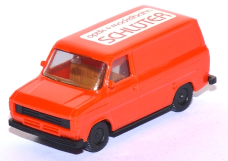 Ford Transit MK2 Kasten Schlüter rotorange