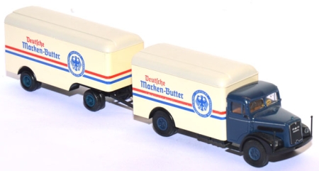 MAN F8 Kofferlastzug Deutsche Marken-Butter