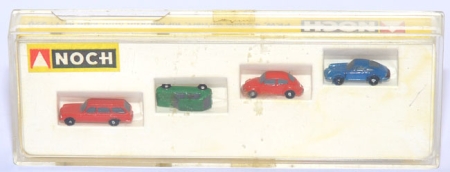 PKW Set MB, VW, Porsche 4 Stück 1:220