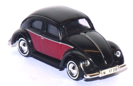 VW Käfer Brezelfenster Exportausführung schwarz 42748