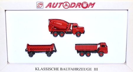 Set Autodrom Klassische Baufahrzeuge 3