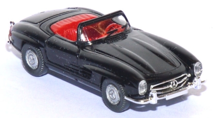 Mercedes-​​​​​​Benz 300 SL Cabriolet offen schwarz