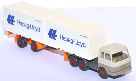 Hanomag-​Henschel F 221 S Containersattelzug 2 x 20 ft. Hapag-​Lloyd