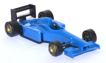 Formel Rennfahrzeug blau