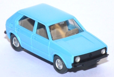 VW Golf 1 4türig hell­blau