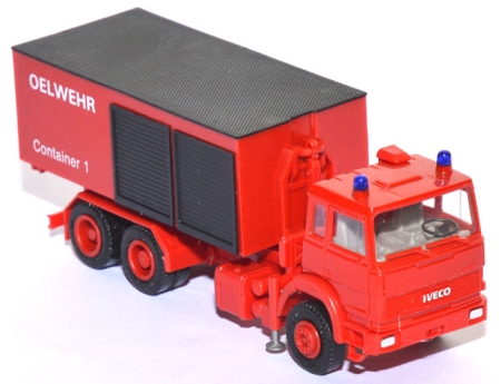 Iveco TurboStar Absetzcontainer-LKW Feuerwehr Oelwehr