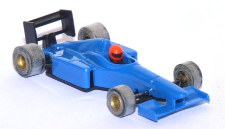 Formel Rennfahrzeug blau