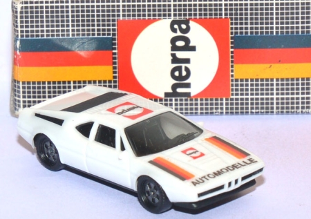 BMW M1 Herpa Automodell weiß