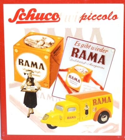 Set Rama Piccolo Tempo Dreirad + Schild