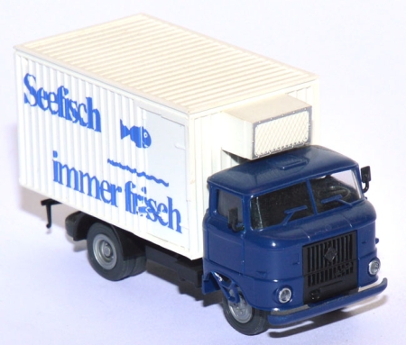 IFA W50 L LKW Kühlkoffer Seefisch dunkelblau