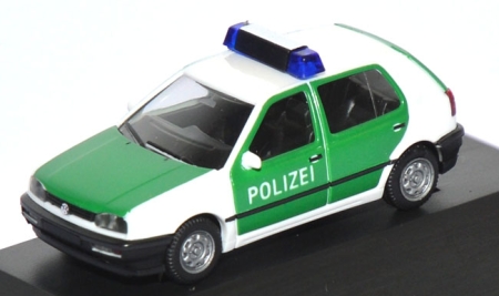 VW Golf 3 CL 4türig Polizei grün