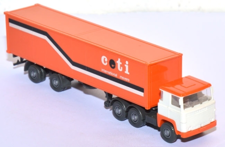 Scania 111 Containersattelzug ceti weiß / orange