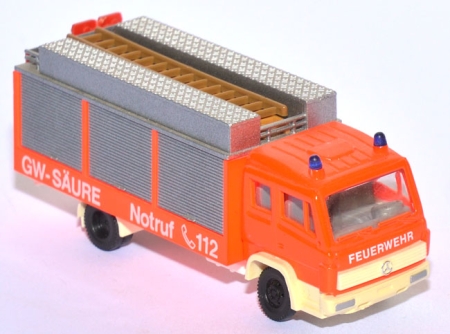 Mercedes-​Benz 1320 GW-​Säure Feuerwehr tagesleuchtrot