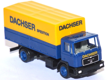 MAN M 90 Pritschen-​LKW Dachser Spedition blau