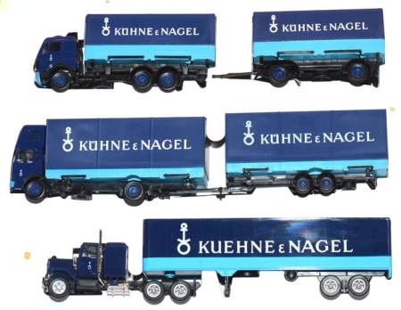 Set 3 LKW Kühne & Nagel