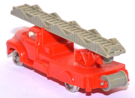Bedford Feuerwehrauto mit Leiter rot