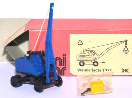 Weimarlader T 172 Radlader blau