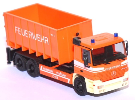 Mercedes-Benz Actros Meiller Abrollcontainer Feuerwehr Stuttgart