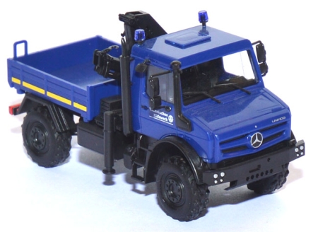 Mercedes-Benz Unimog U 5023 Pritsche mit Kran THW 51027