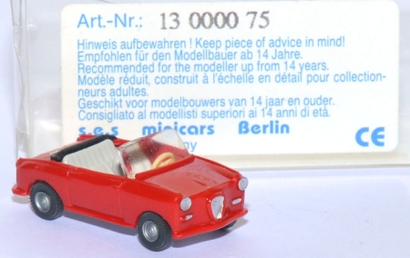 Goggomobil Cabrio rot