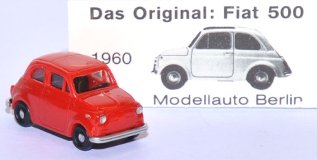 Fiat 500 rot