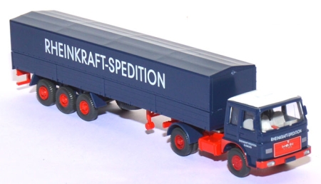 MAN 13.304 FS Langpritschen-​Sattelzug Rheinkraft-​Spedition