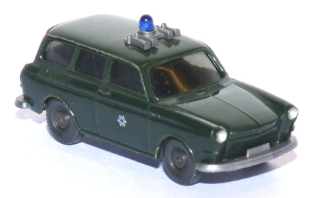 VW 1500 Variant Eckhauber Polizei tannengrün