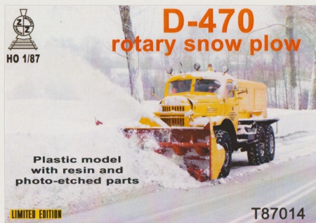 D-470 Rotary Snow Plow / Schneefräse - Bausatz