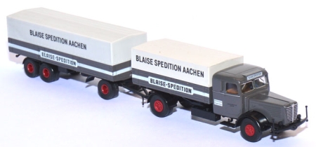 Büssing 8000 Pritschen-​Lastzug Blaise Spedition Aachen