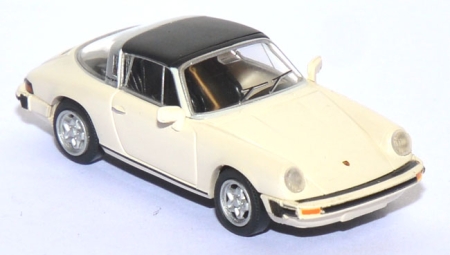 Porsche 911 Targa geschlossen cremeweiß