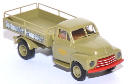 Opel Blitz 1952 Langhauber Bierpritsche Dortmunder Kronenbier