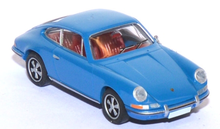 Porsche 911 E Coupé blau