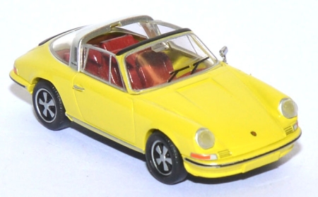 Porsche 911 Targa offen gelb