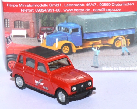 Renault R4 - 22. Herpa IAA 2005 rot